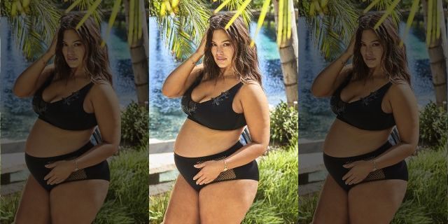 Ashley Graham admitted it wasn't always easy embracing her changing body.