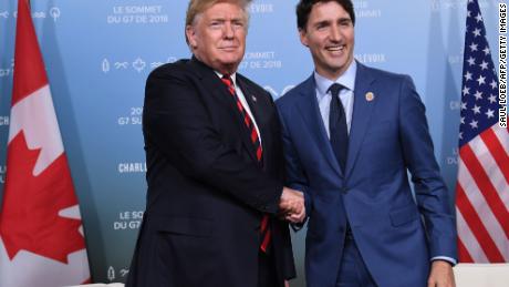 Trudeau wants to &#39;broaden the conversation&#39; with Trump: US and Canadian officials say relationship has improved (June)