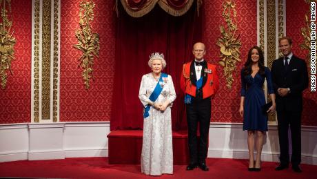 Meghan and Harry waxworks removed from Royal family display at Madame Tussauds