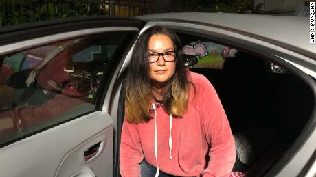 Living in her car, she was afraid and harassed. Then she found an unexpected refuge