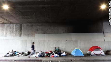 Deaths among homeless people in Los Angeles have doubled since 2013, report says