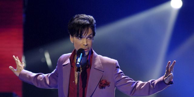 May 24, 2006. Singer Prince performs in a surprise appearance on "American Idol."