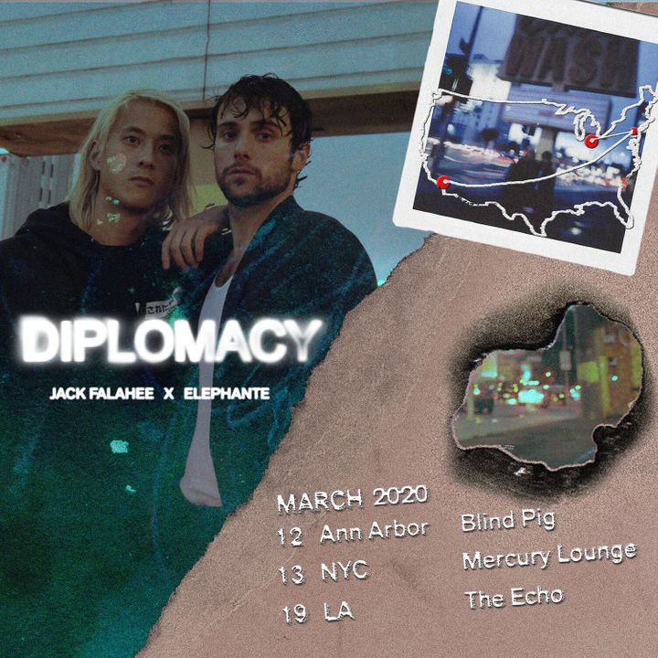 Diplomacy kick off a three-city concert tour March 12 in Ann Arbor, Michigan.
