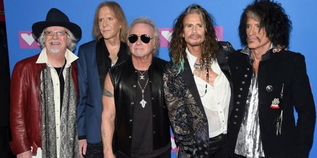 The members of Aerosmith have responded to a lawsuit filed against them by drummer Joey Kramer (middle). 
