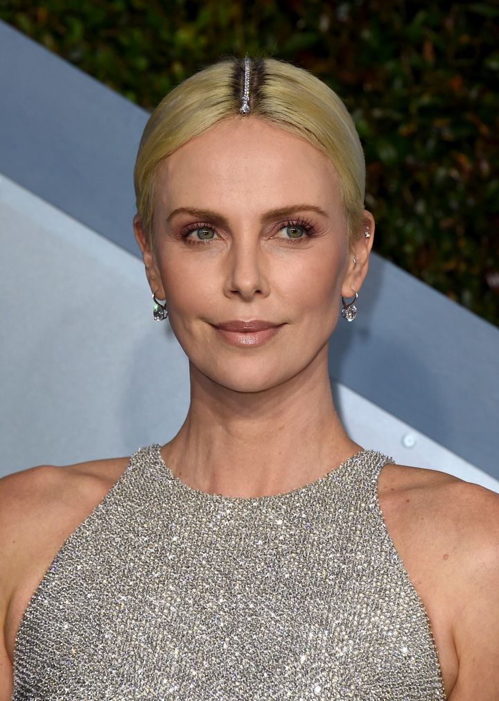 Charlize Theron sparkles at the 26th annual Screen Actors Guild Awards in Los Angeles.