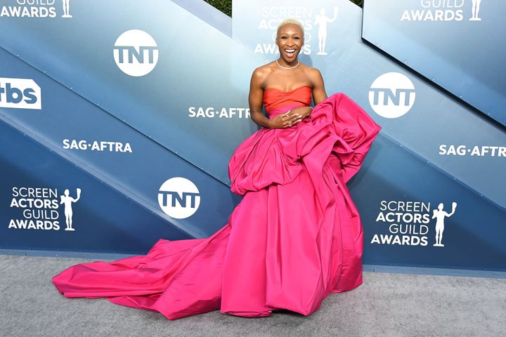 Cynthia Erivo attends the 26th annual Screen Actors&nbsp;Guild Awards at The Shrine Auditorium on Jan. 19, 2020, in Los Angel
