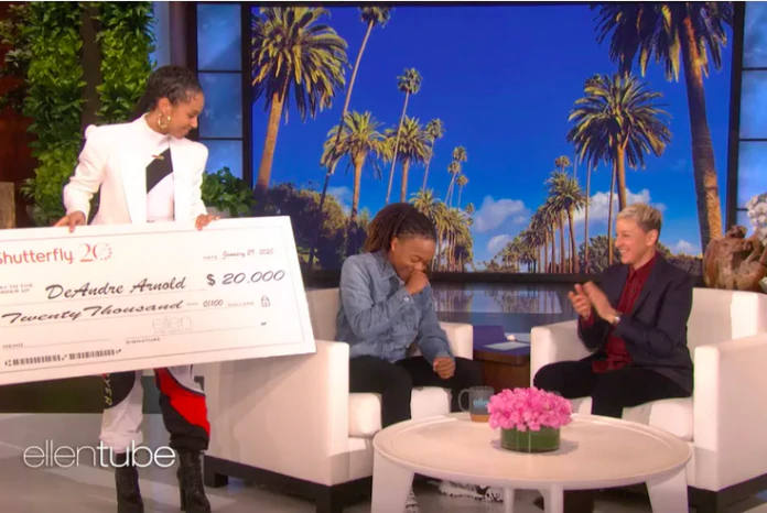 Alicia Keys, Ellen DeGeneres, Deandre Arnold theGrio.com