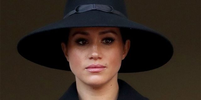 Meghan, Duchess of Sussex attends the annual Remembrance Sunday memorial at The Cenotaph on November 10, 2019 in London, England.