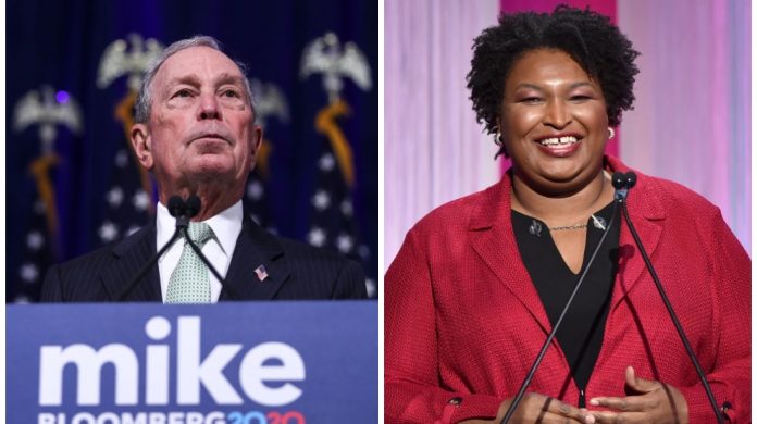 Michael Bloomberg Stacey Abrams