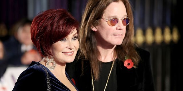 Ozzy and Sharon Osbourne attend the Pride Of Britain Awards at Grosvenor House in 2017. 