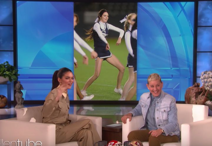 "After I watched 'Cheer,' I was like, I was definitely not this type of cheerleader," Jenner said of her own high school chee