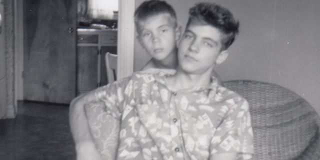 David Kaczynski and his older brother Ted before the horrific bombings.