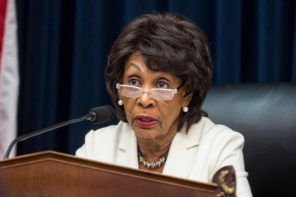 WASHINGTON, DC - APRIL 09: House Financial Services Committee Chairman First elected to Congress in 1990, Rep. Maxine Waters 