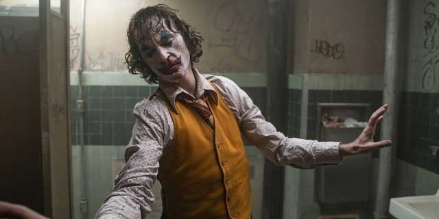 This image released by Warner Bros. Pictures shows Joaquin Phoenix in a scene from "Joker." On Monday, Jan. 13, the film was nominated for an Oscar for best picture.