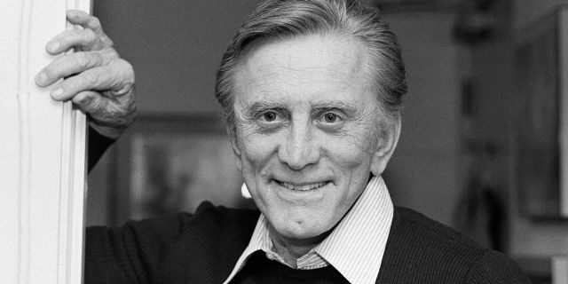 FILE - This Nov. 16, 1982 file photo shows actor Kirk Douglas at his home in Beverly Hills, Calif. Douglas died Wednesday, Feb. 5.