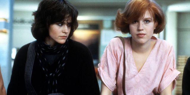 The library set for 'The Breakfast Club' was actually a high school gym.