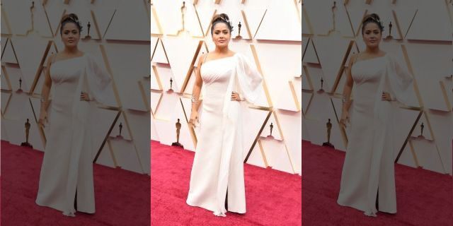 Salma Hayek attends the 92nd Annual Academy Awards.