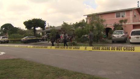 The attack happened at a home in Lauderhill, Florida, on Friday morning, police said.