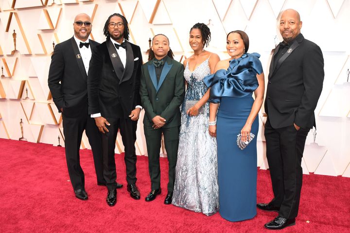 DeAndre Arnold joined the Oscars red carpet with his mother, Sandy Arnold, and the team behind the Oscar-nominated short anim