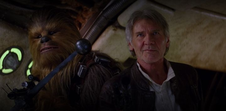 This is what happens when Harrison Ford is forced to answer a question on the Force.