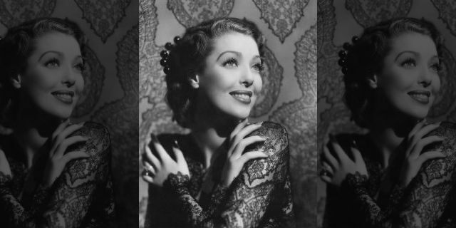 Actress Loretta Young in a scene from the 1940 movie 'He Stayed for Breakfast.'