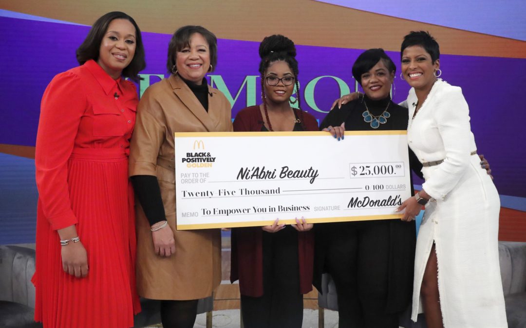 McDonald’s Surprises Teen Entrepreneur with $25,000 on the “Tamron Hall Show”
