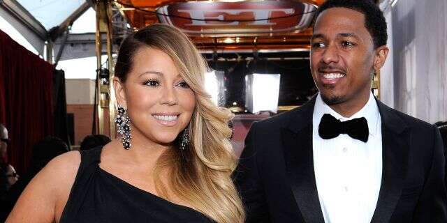 Singer-actress Mariah Carey and TV personality Nick Cannon attend the 20th Annual Screen Actors Guild Awards at The Shrine Auditorium on January 18, 2014 in Los Angeles, California.