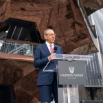 Stephen M. Ross in front of