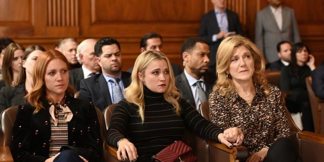 Brittany Snow, Emily Osment and guest star Victoria Clark in the Season Finale episode of "Almost Family."