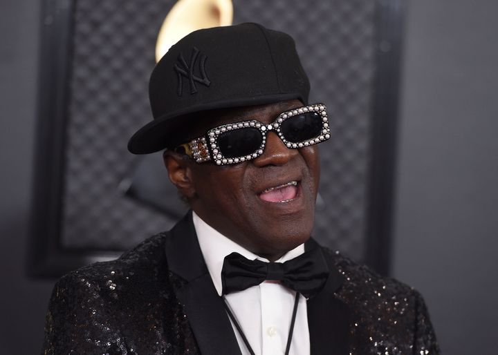Flavor Flav at the Grammy Awards in January.