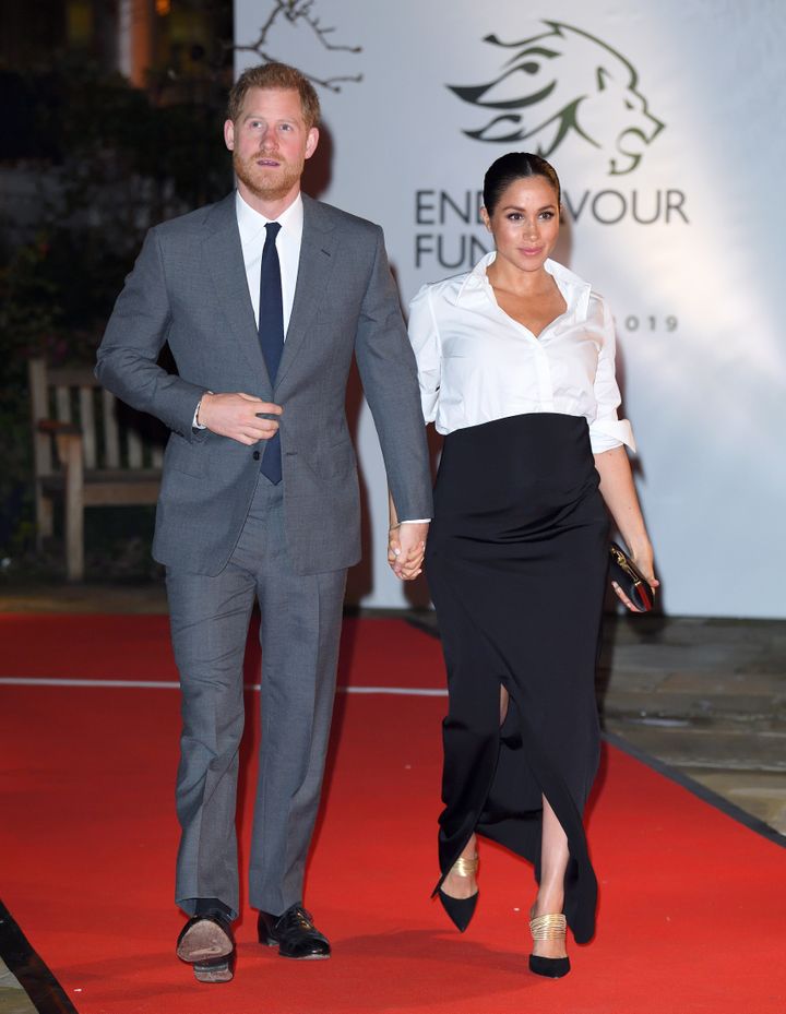 The Duke and Duchess of Sussex attend last year's Endeavour Fund Awards at Drapers Hall in London.