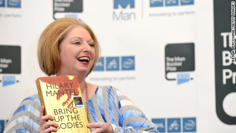 Hilary Mantel wins the Man Booker Prize with her book &#39;Bring Up The Bodies&#39; at The Guildhall on October 16, 2012 in London, England.  