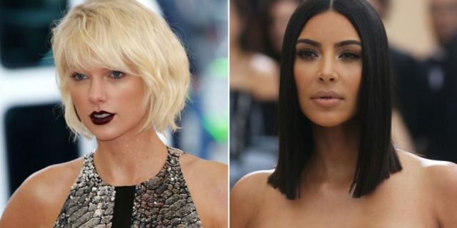 Taylor Swift and Kim Kardashian reignited their feud over Kanye West's lyrics in 'Famous.'