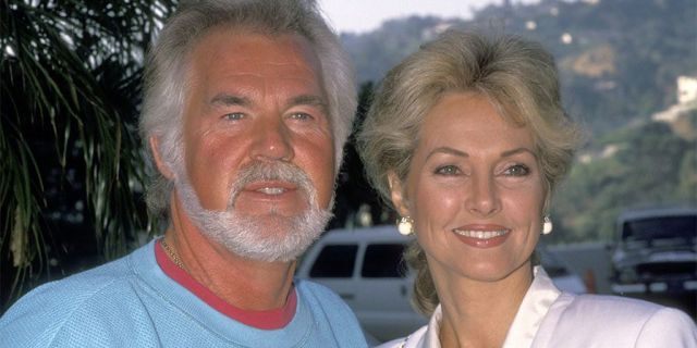 Musician Kenny Rogers and wife Marianne Gordon attend the NBC Fall TCA Press Tour on July 29, 1991 at Universal Hilton Hotel in Universal City, California. (Photo by Ron Galella, Ltd./Ron Galella Collection via Getty Images)