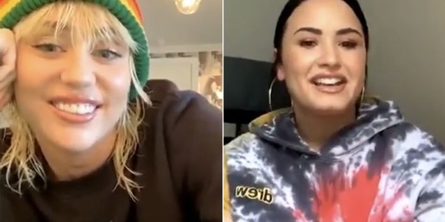 Demi Lovato joined Miley Cyrus' new Instagram live talk show, 'Bright Minded' this week.