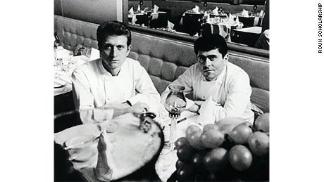 Michel pictured with his brother Albert