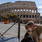 A tourist in Rome