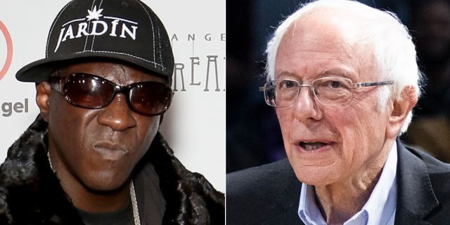 Flavor Flav is calling out Bernie Sanders for spreading a 'false narrative.'