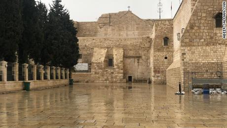 The Church of the Nativity, regarded as the birthplace of Jesus, is closed over fears of coronavirus.