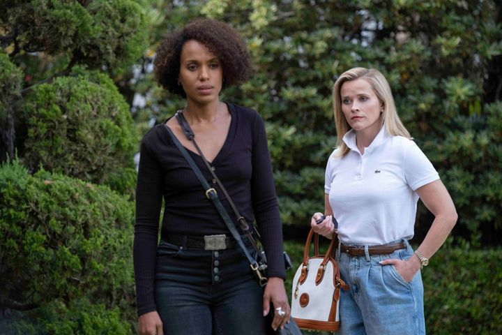 Kerry Washington and Reese Witherspoon in "Little Fires Everywhere."&nbsp;