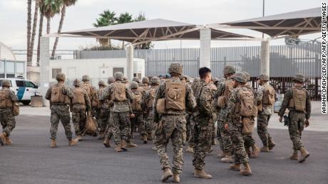 Trump administration to send approximately 160 troops to southern border as it awaits asylum policy ruling