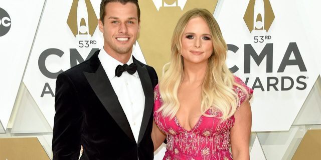 Brendan Mcloughlin and Miranda Lambert attend the 53rd annual CMA Awards at the Music City Center on November 13, 2019.