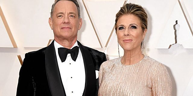 Tom Hanks and Rita Wilson attend the 92nd Annual Academy Awards at Hollywood and Highland on Feb. 9, 2020 in Hollywood, Calif. (Jeff Kravitz/FilmMagic)