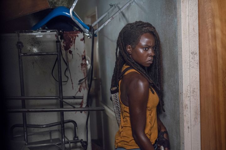 Michonne getting ready to go save Rick again.
