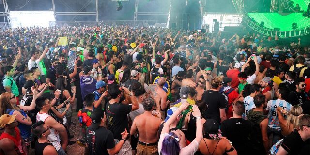 Paul Oakenfold performs on stage at Ultra Music Festival at Bayfront Park on March 25, 2018 in Miami. 