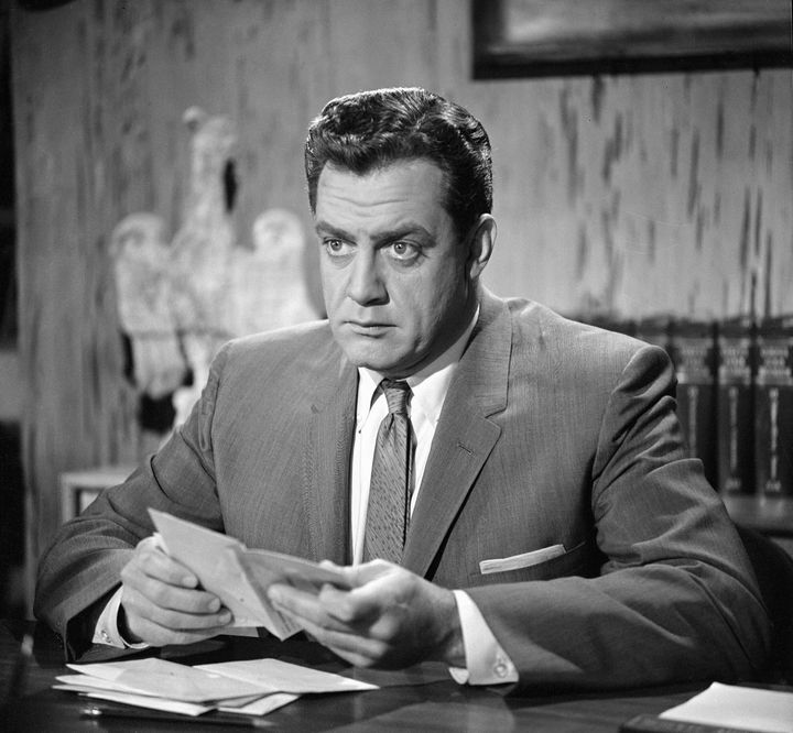 "Perry Mason" actor Raymond Burr in 1959.&nbsp;