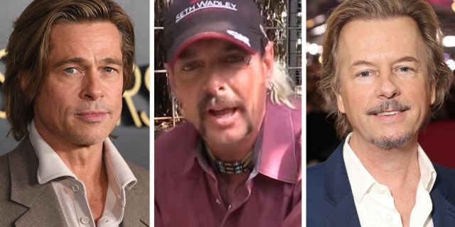 Brad Pitt, Joe Exotic, David Spade