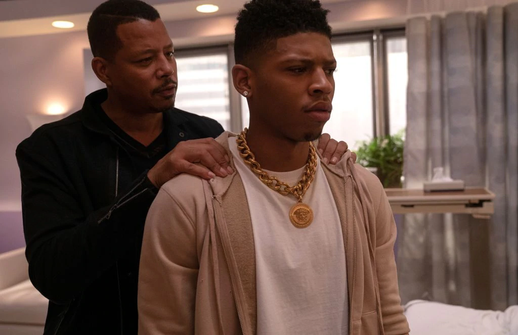 Terrence Howard and Bryshere Y. Gray in the "The Depth of Grief" episode of EMPIRE airing Wednesday, Oct. 31 (8:00-9:00 PM ET/PT) on FOX. (Photo by FOX via Getty Images)