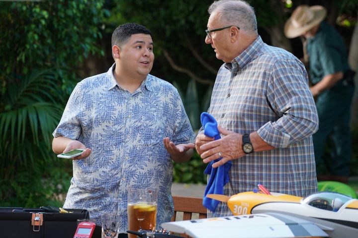 Rico Rodriguez and Ed O'Neill in a Season 11 episode of "Modern Family."