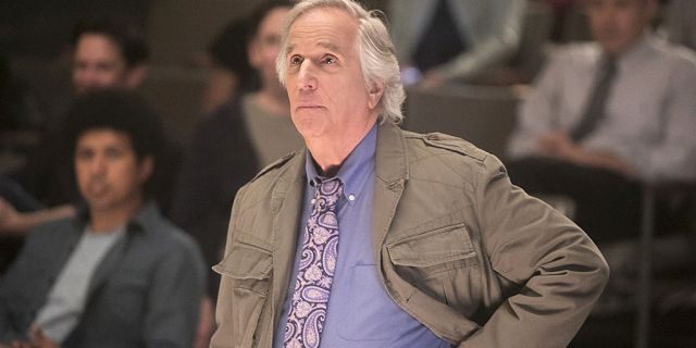 Henry Winkler as his character Gene Cousineau in the HBO series 'Barry.'